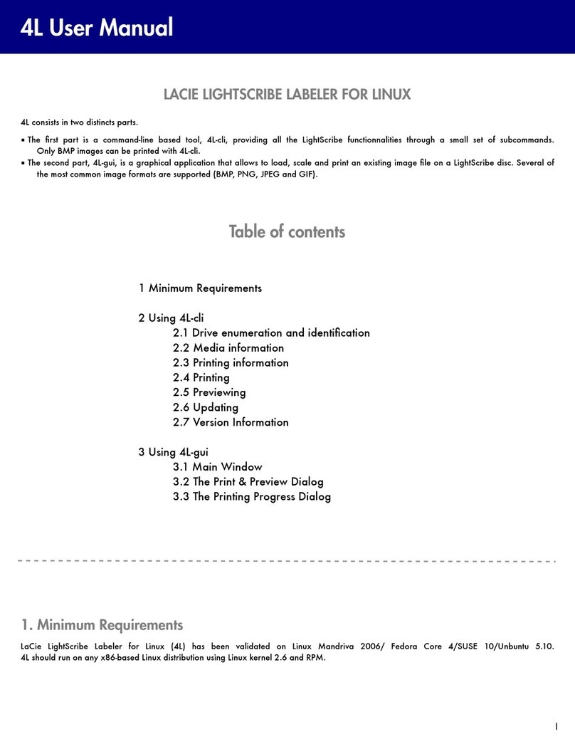 LaCie 4L user manual