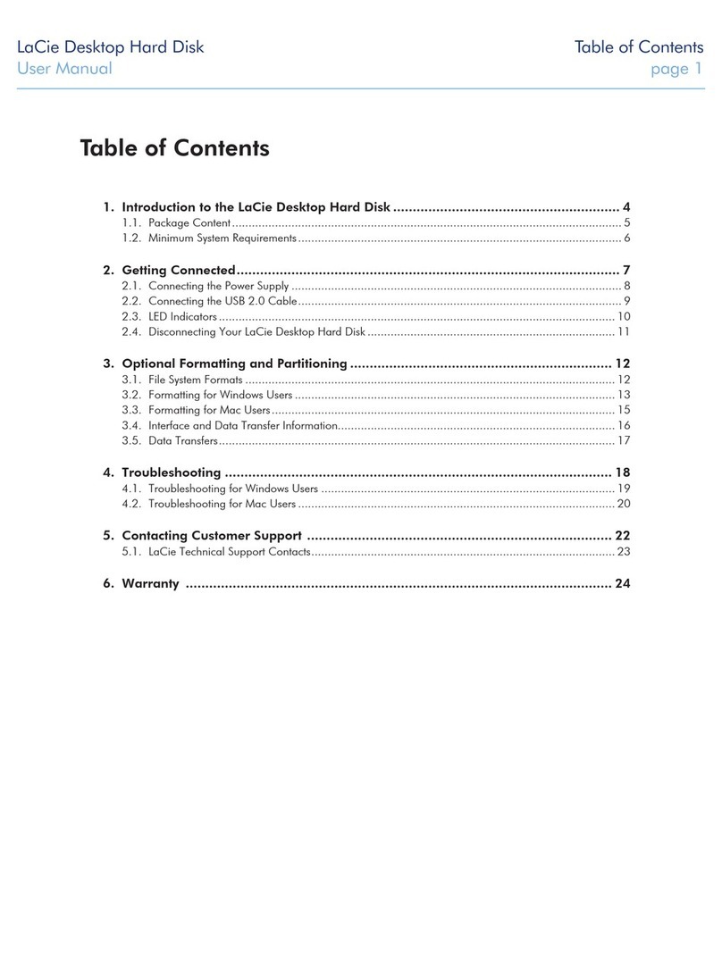 LaCie Desktop User manual