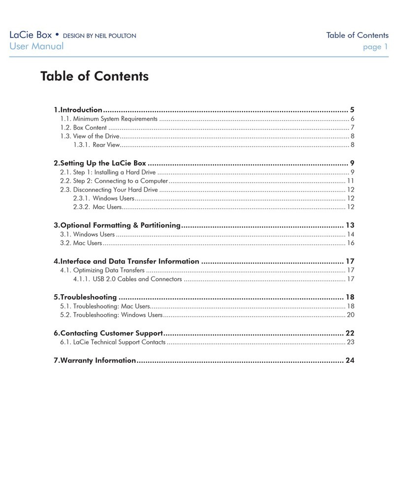 LaCie Box user manual