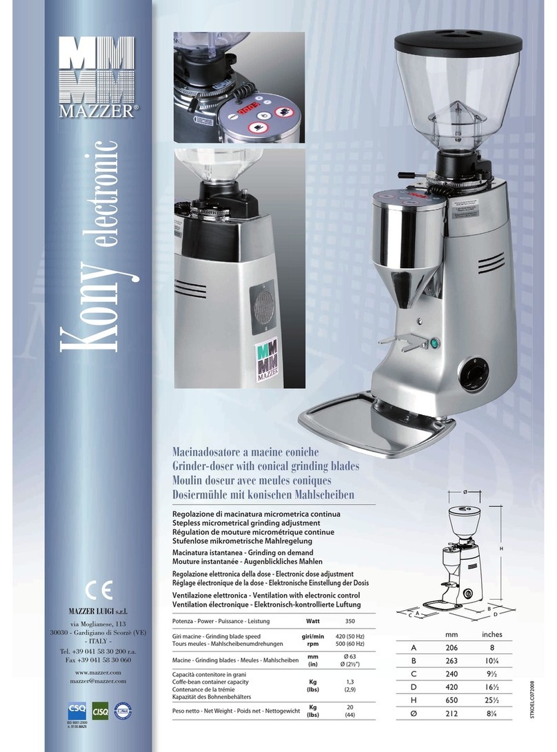 Mazzer Mazzer Kony specification