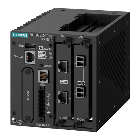 RuggedCom RuggedBackbone RX1512 User manual