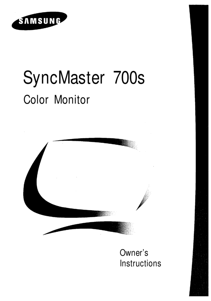 Samsung SyncMaster 700S User manual