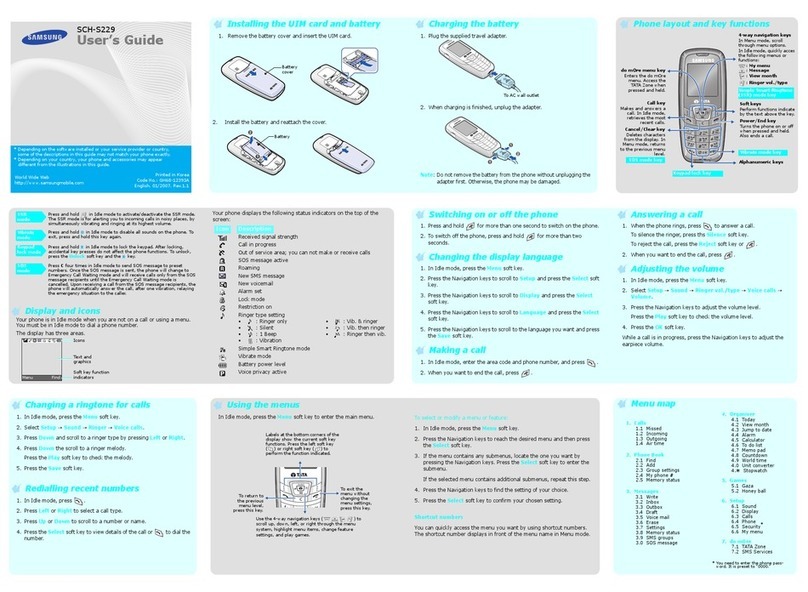 Samsung SCH-S229 User manual Samsung SCH-S229 User manual