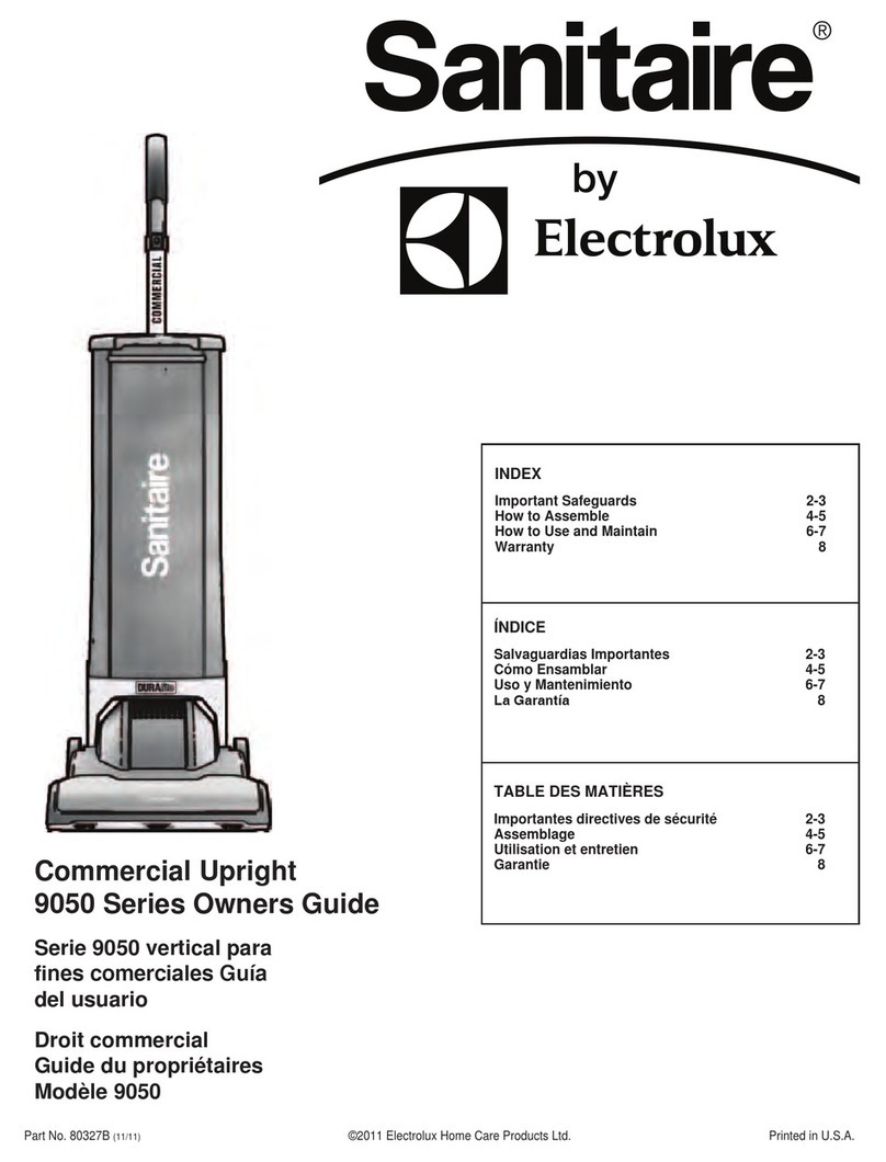 Sanitaire 9050 Series User manual