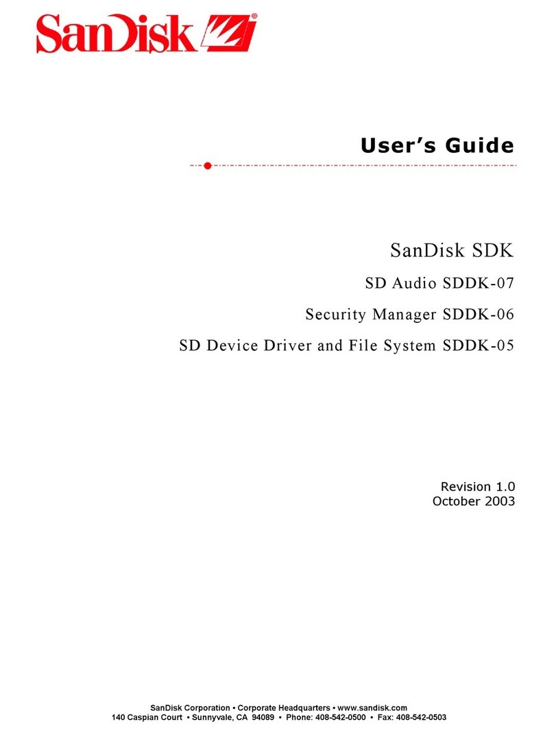 SanDisk SDK user guide
