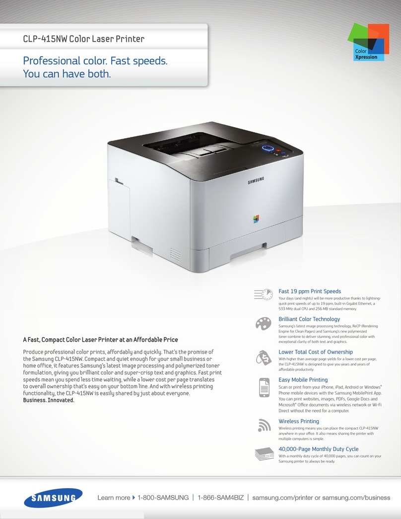 Samsung CLP-415NW User manual