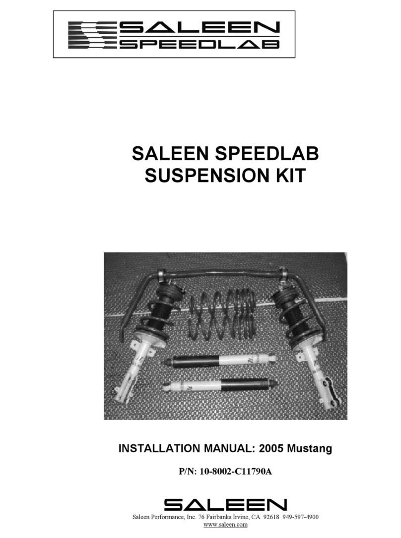 Saleen 10-8002-C11790A installation manual