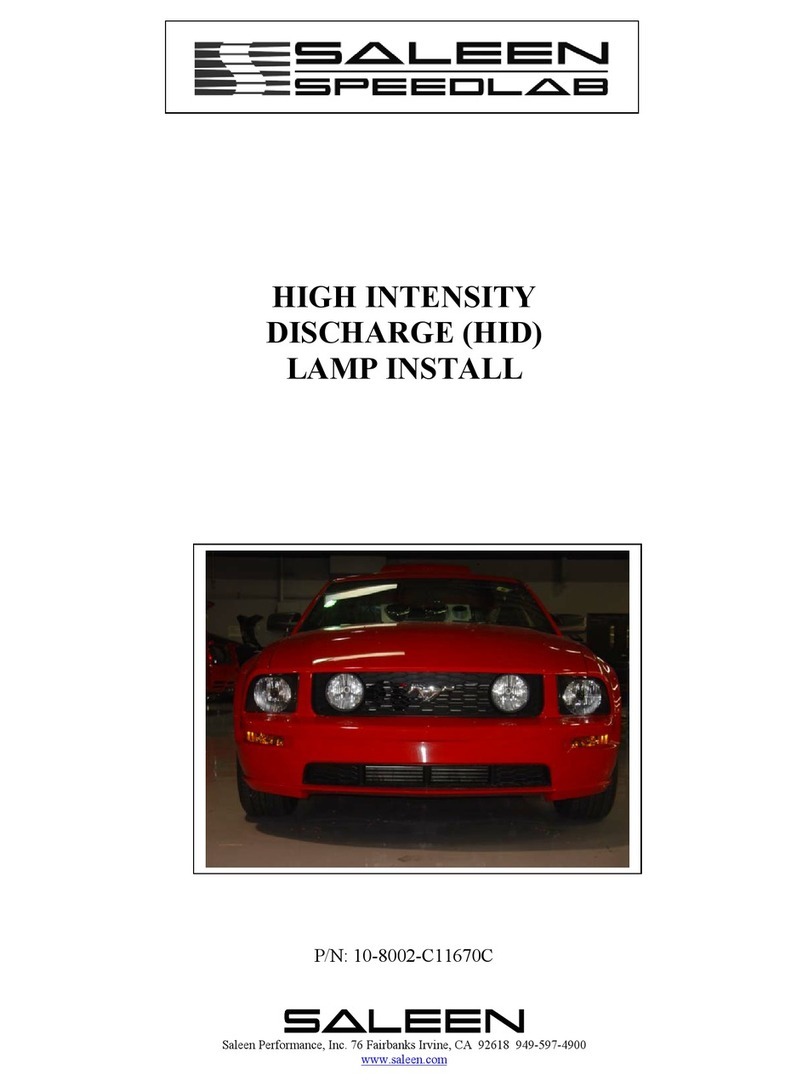 Saleen 10-8002-C11670C manual&nbsp;