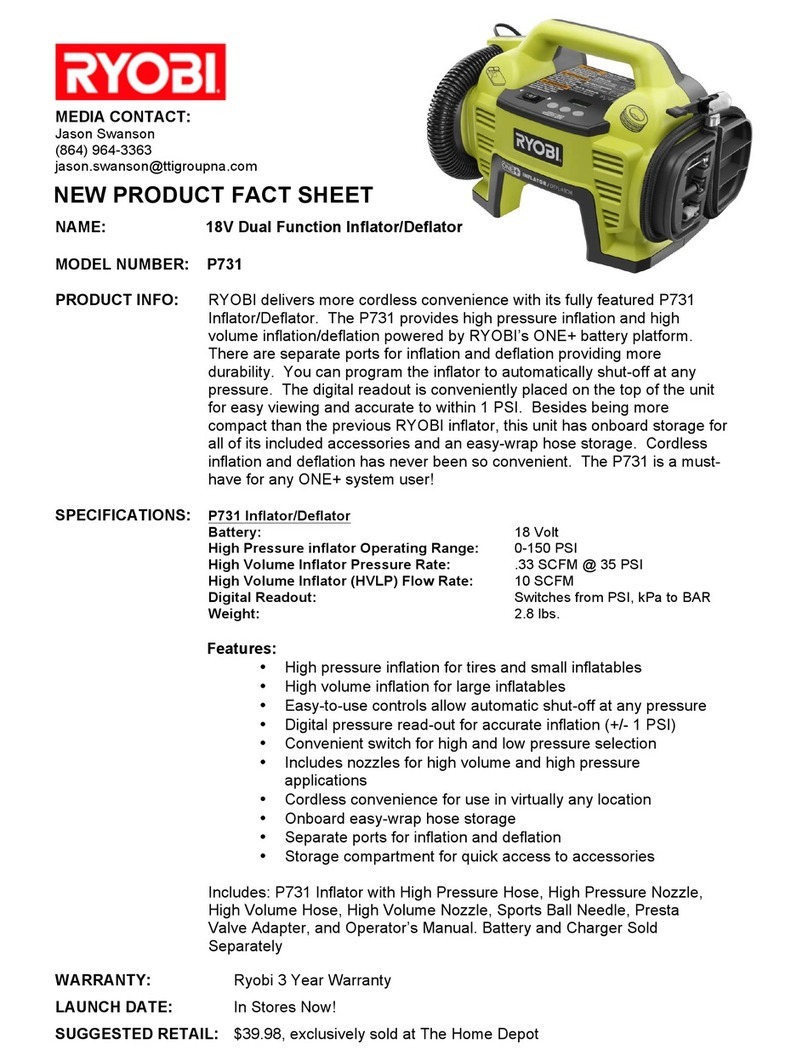Ryobi P731 User manual Ryobi P731 User manual