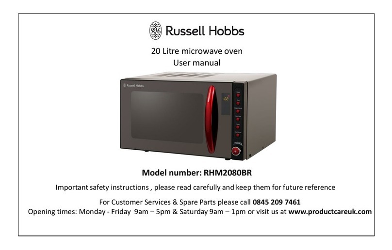 Russell Hobbs RHM2080BR User manual