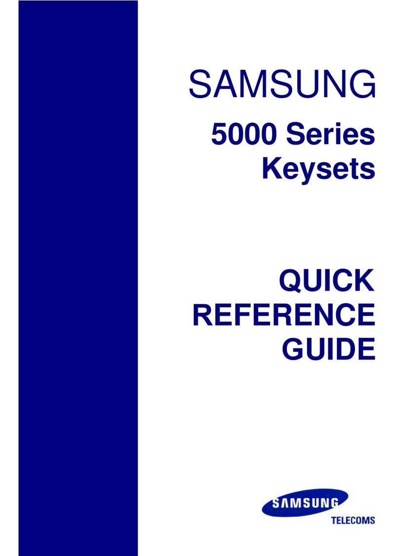 Samsung 5000 Series Quick reference guide