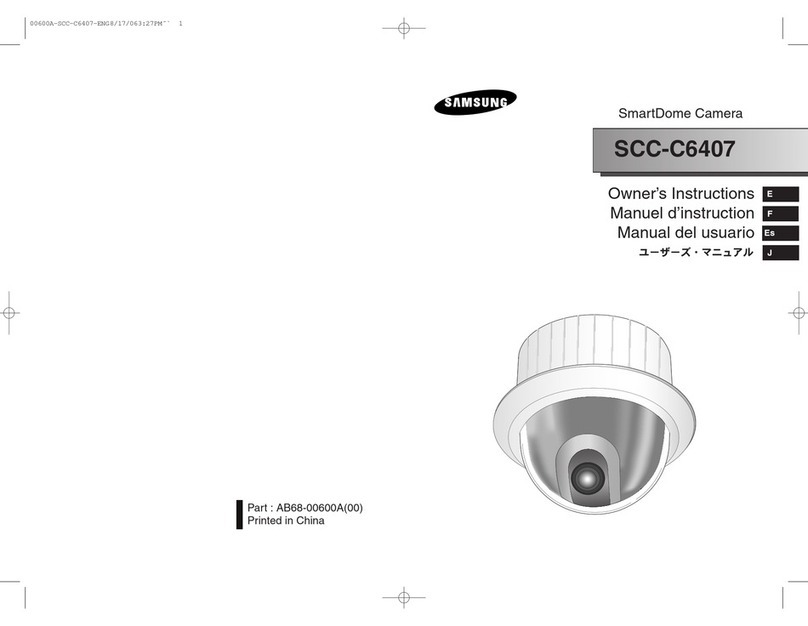 Samsung SCC-C6407 User manual