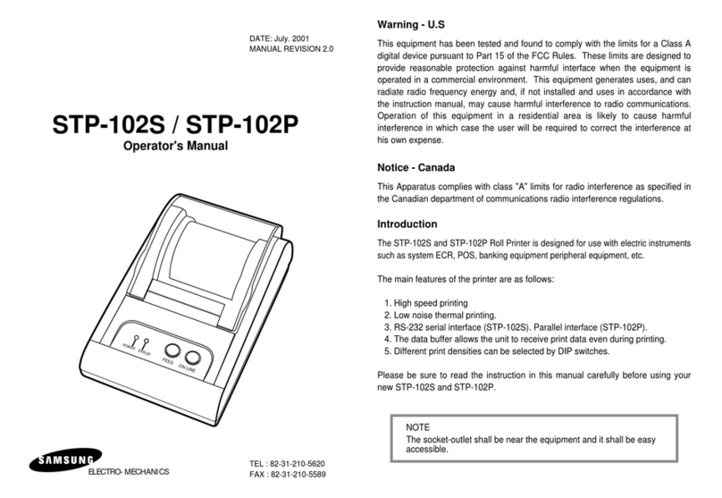 Samsung STP-102P User manual