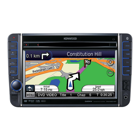 Kenwood DNX520VBT User manual