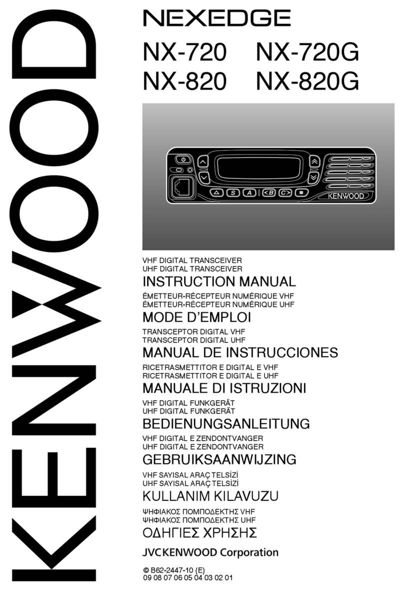 Kenwood NEXEDGE NX-720 User manual