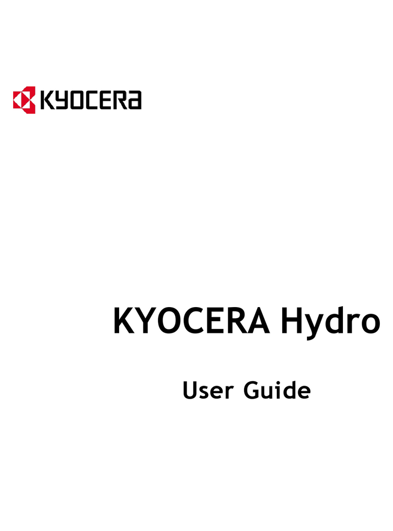 Kyocera Hydro User manual