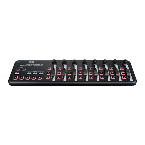 Korg nanoKONTROL2 owner's manual