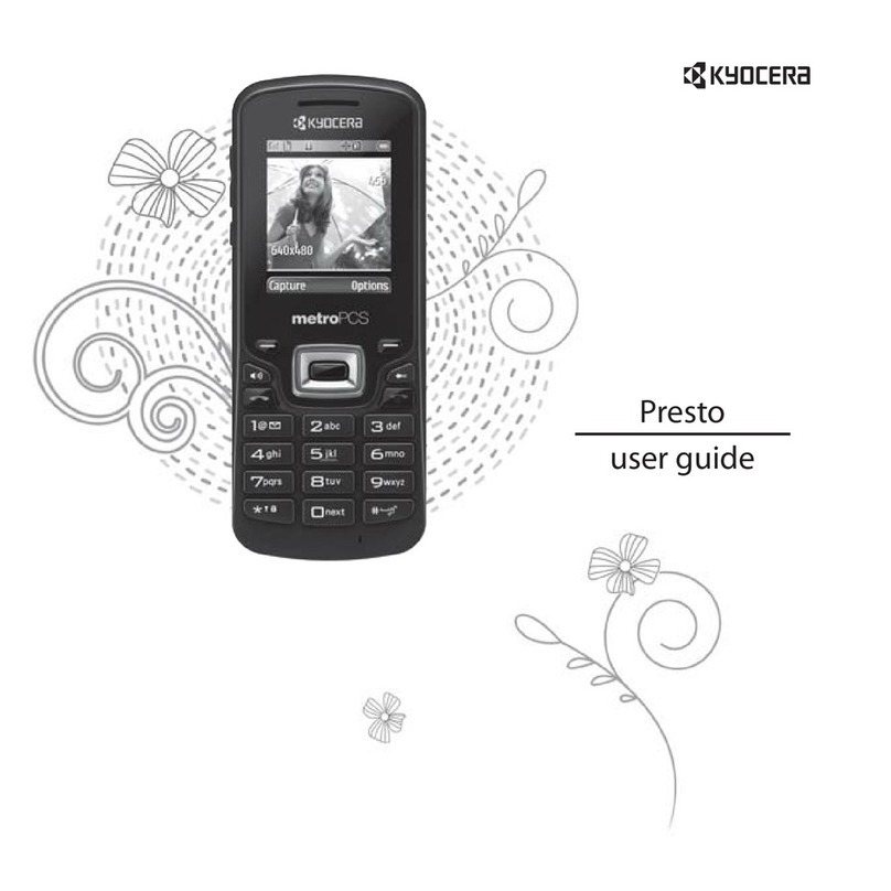 Kyocera Presto User manual