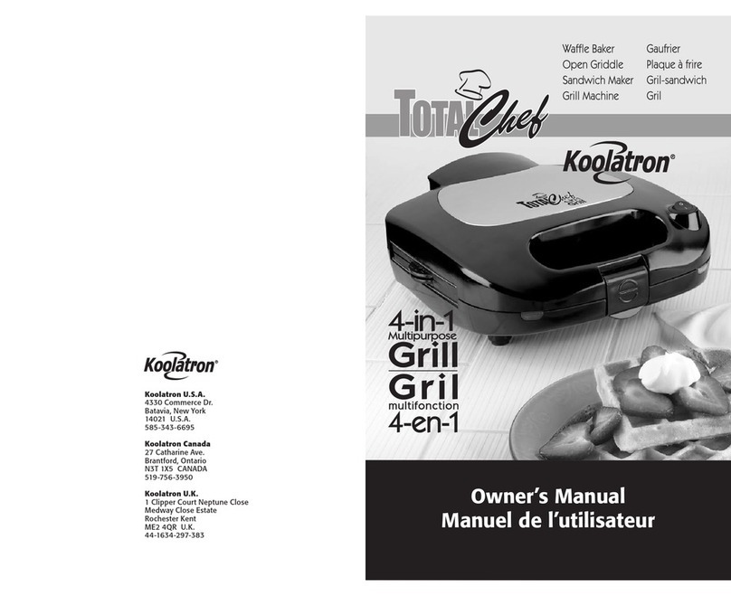 Koolatron Total Chef owner's manual