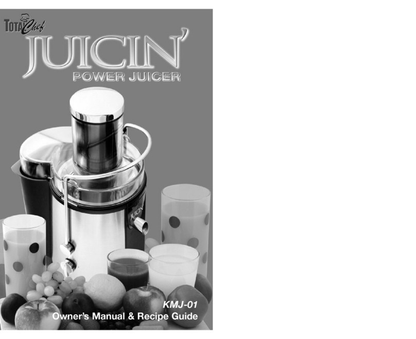 Koolatron TotalChef KMJ-01 Owner's manual & recipe guide