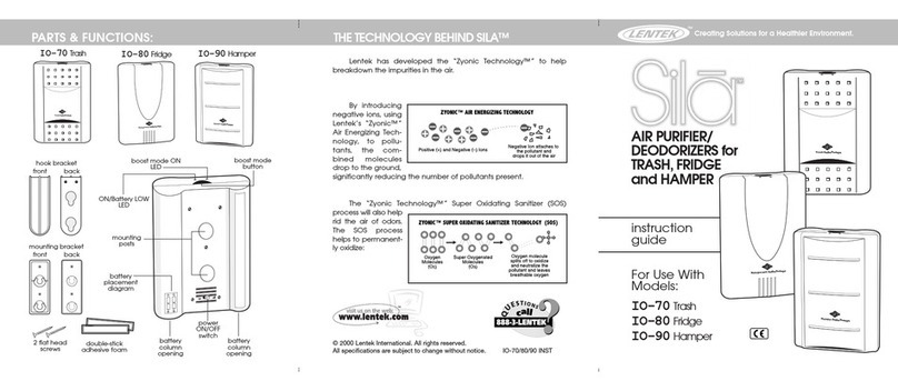 Koolatron Lentek Sila IO-70 Instruction guide