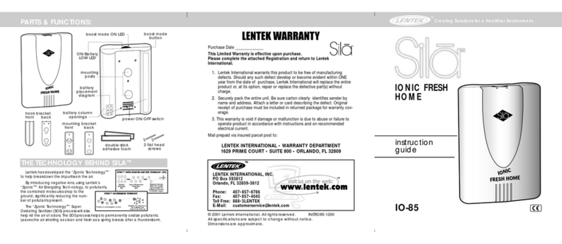 Koolatron LENTEK Sila IO-85 Instruction guide