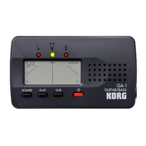 Korg GA-1 User manual