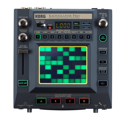 Korg Kaossilator Pro User manual