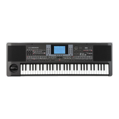 Korg microARRANGER User manual