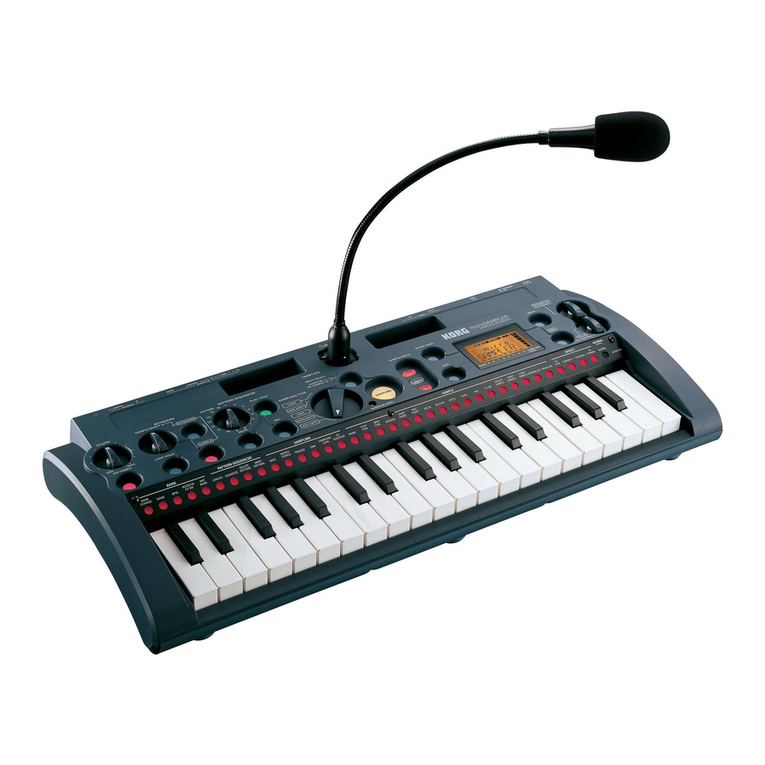 Korg microSAMPLER User manual