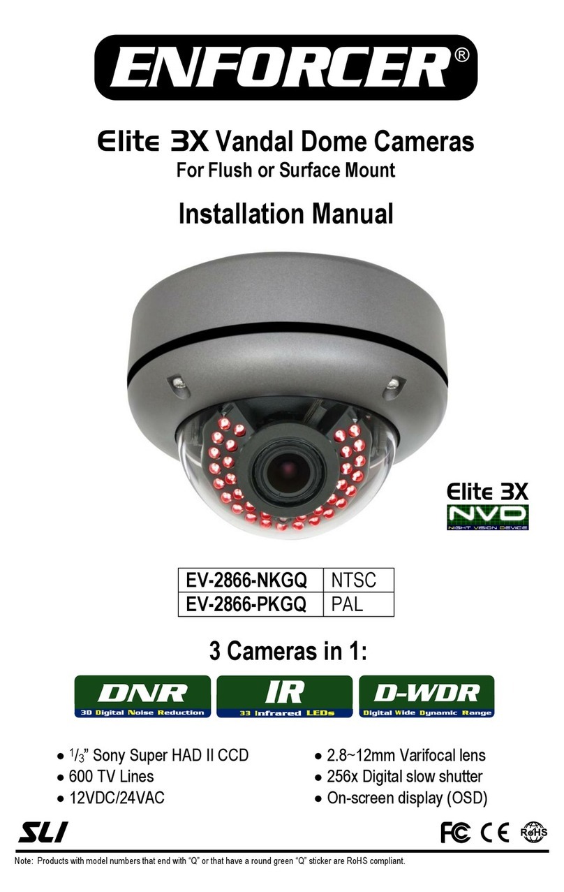 SECO-LARM Enforcer EV-2866-NKGQ installation manual
