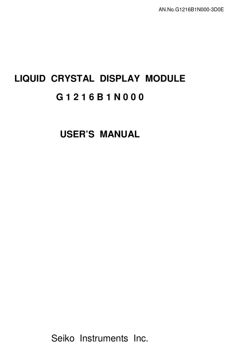 Seiko G1216B1N000 user manual