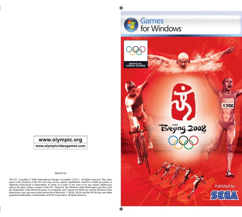 Sega OLYMPIC 2008 User manual