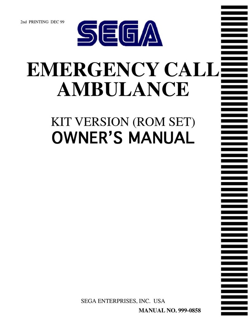 Sega EMERGENCY CALL AMBULANCE owner's manual