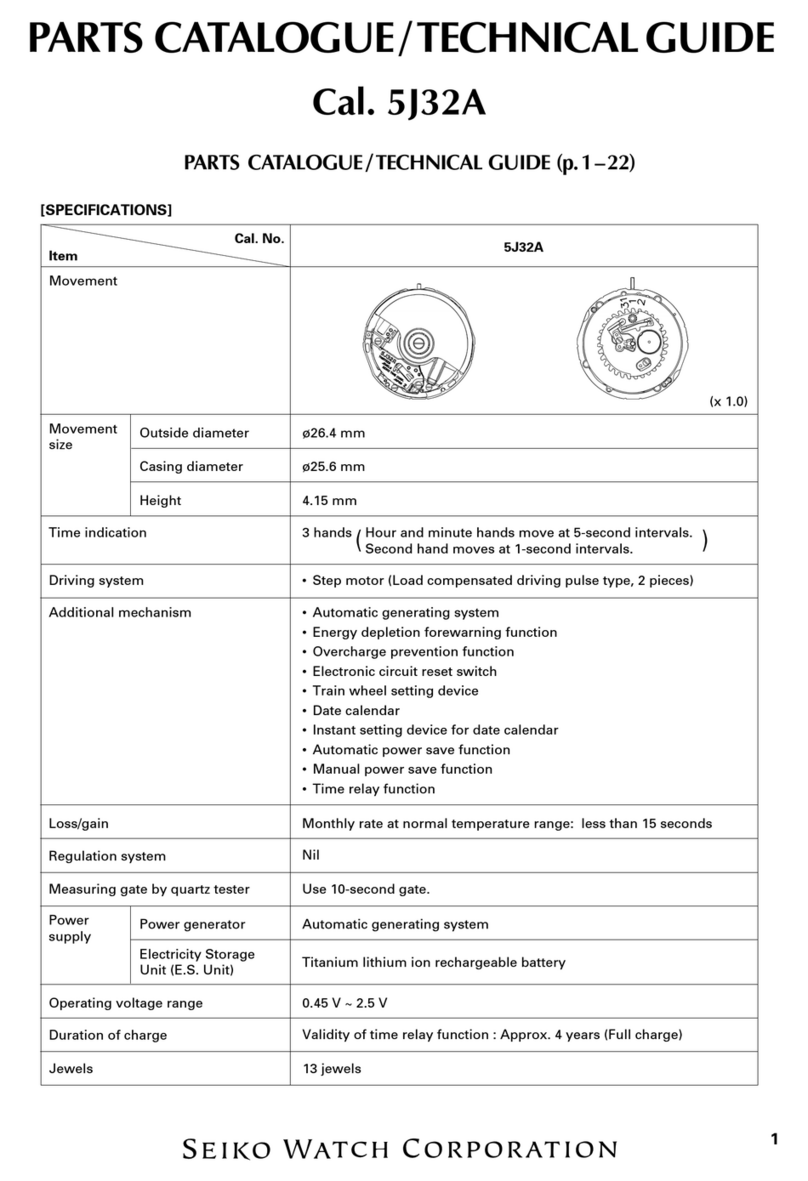 Seiko 5J32A Installer manual Seiko 5J32A Installer manual