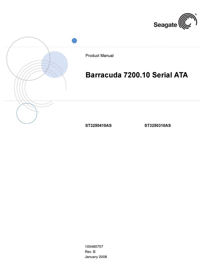 Seagate Barracuda 7200.10 Serial ATA User manual Seagate Barracuda 7200.10 Serial ATA User manual