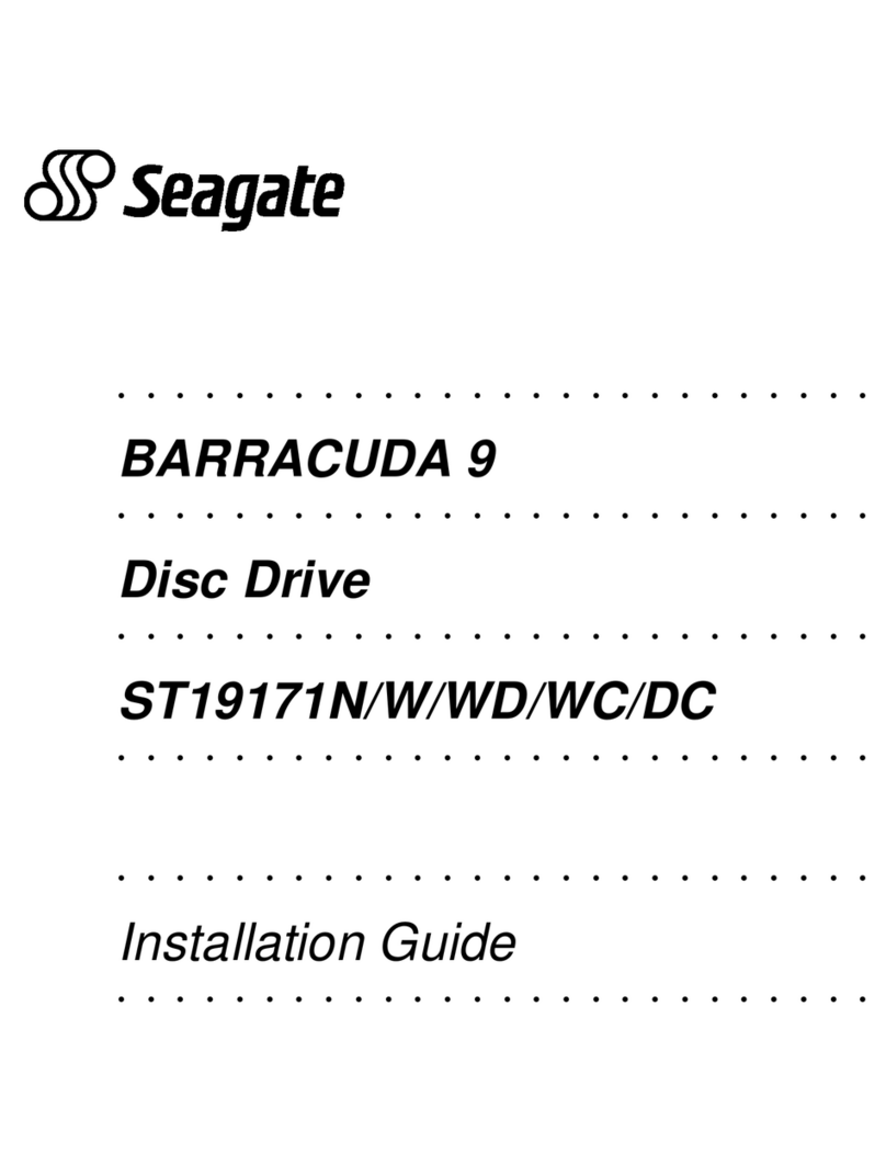Seagate BARRACUDA 9 User manual Seagate BARRACUDA 9 User manual