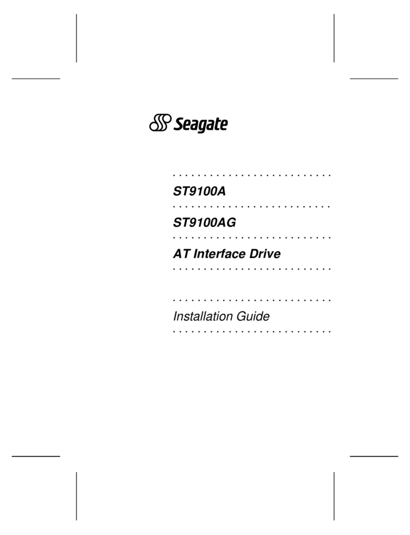 Seagate ST9100A User manual