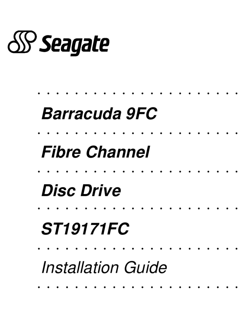 Seagate Barracuda 9FC User manual