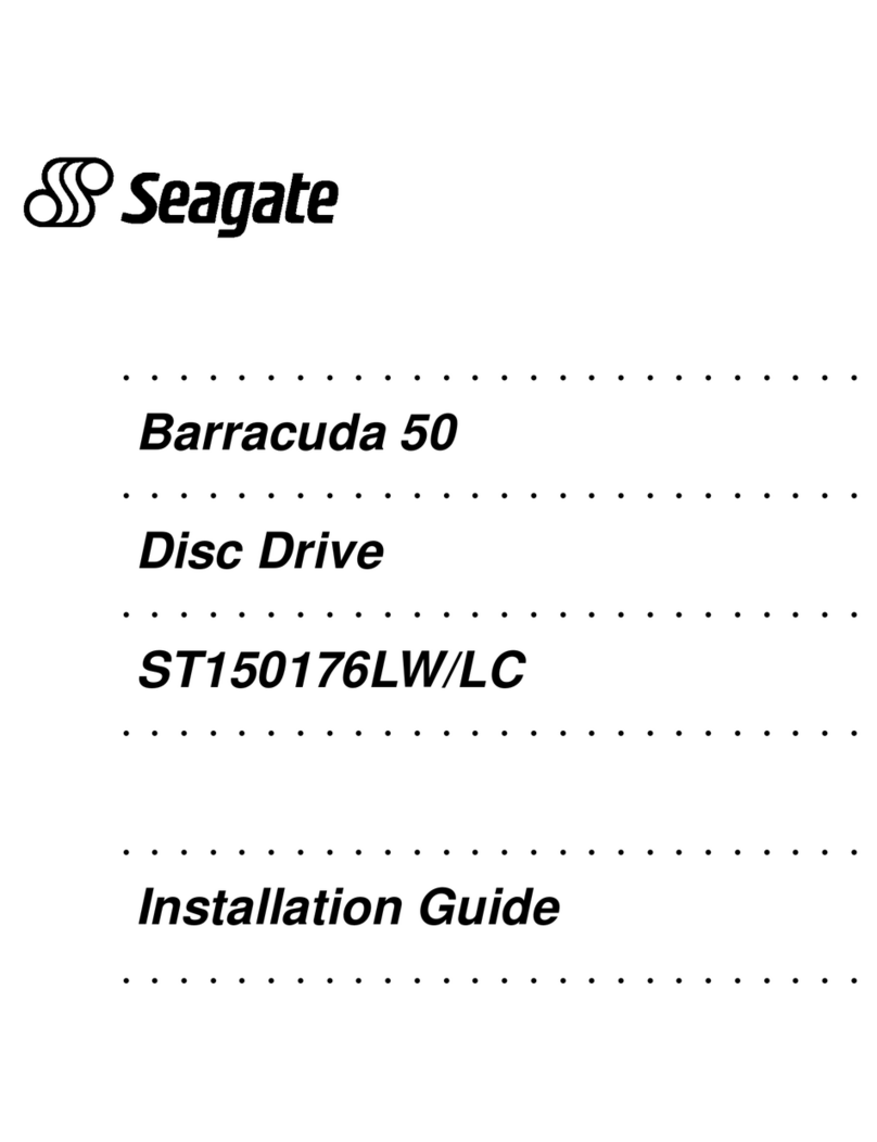 Seagate BARRACUDA 50 User manual
