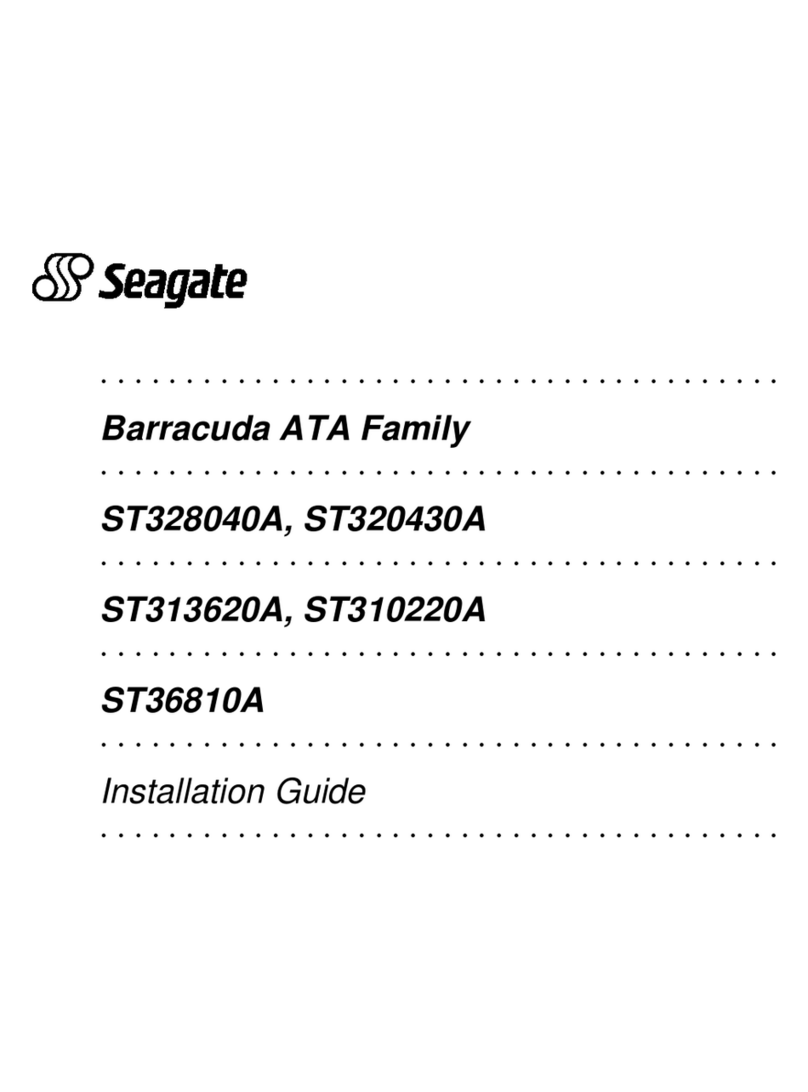 Seagate Barracuda ATA Family User manual