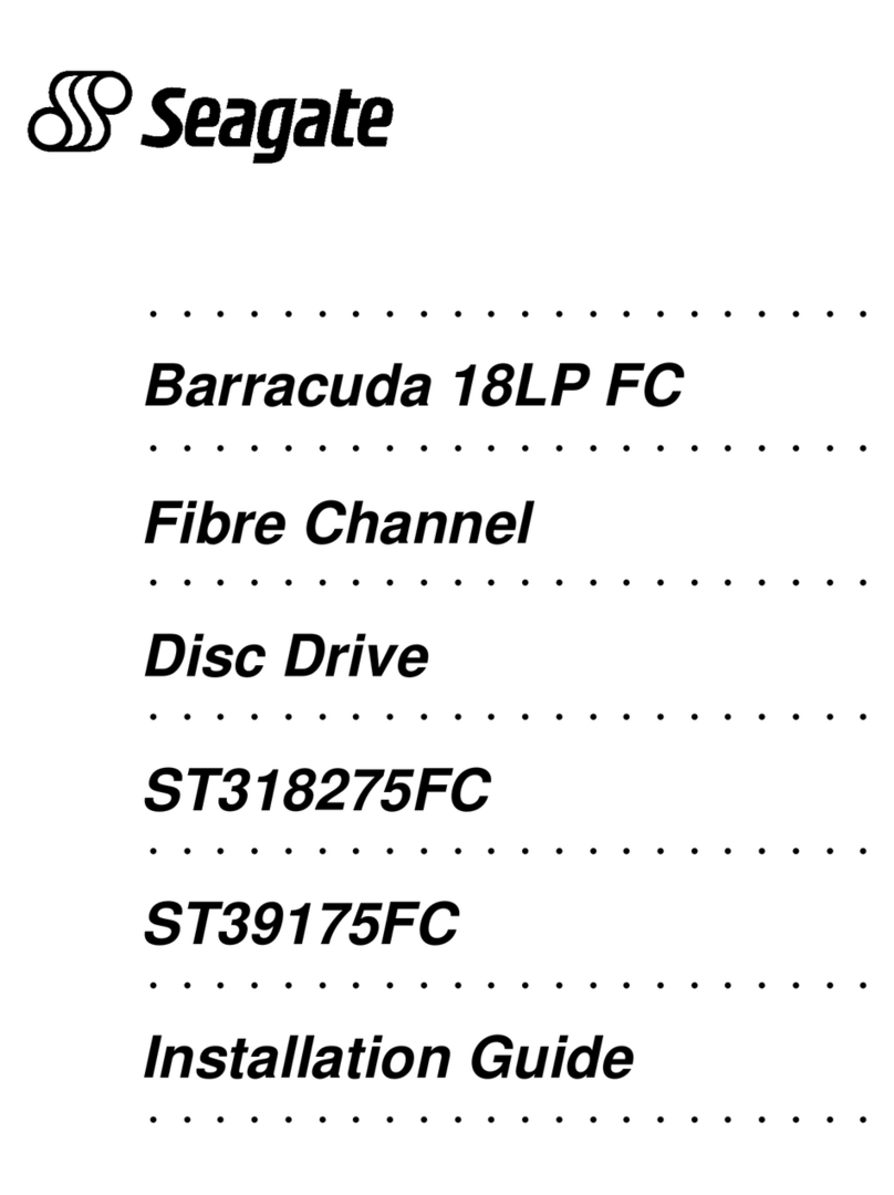 Seagate Barracuda 18LP FC User manual Seagate Barracuda 18LP FC User manual