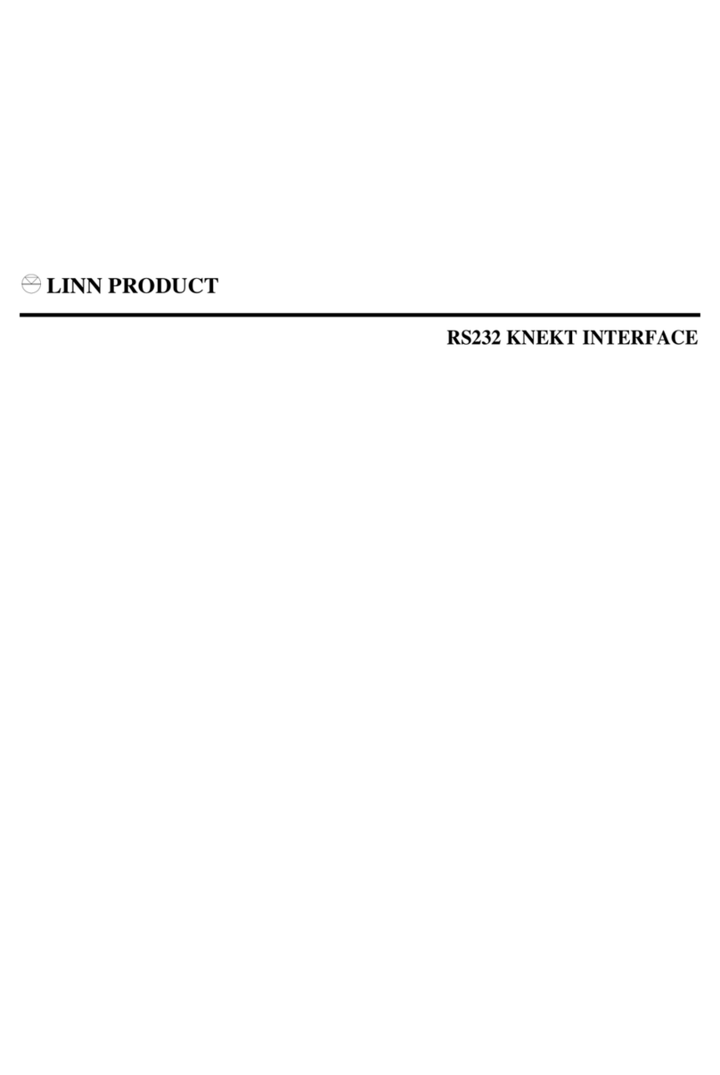Linn RS232 KNEKT INTERFACE manual&nbsp;