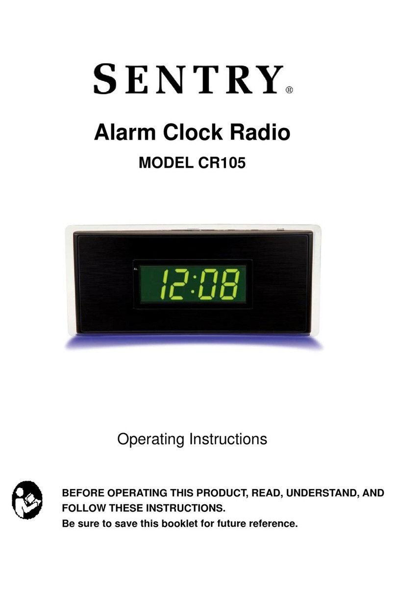 Sentry CR105 user manual