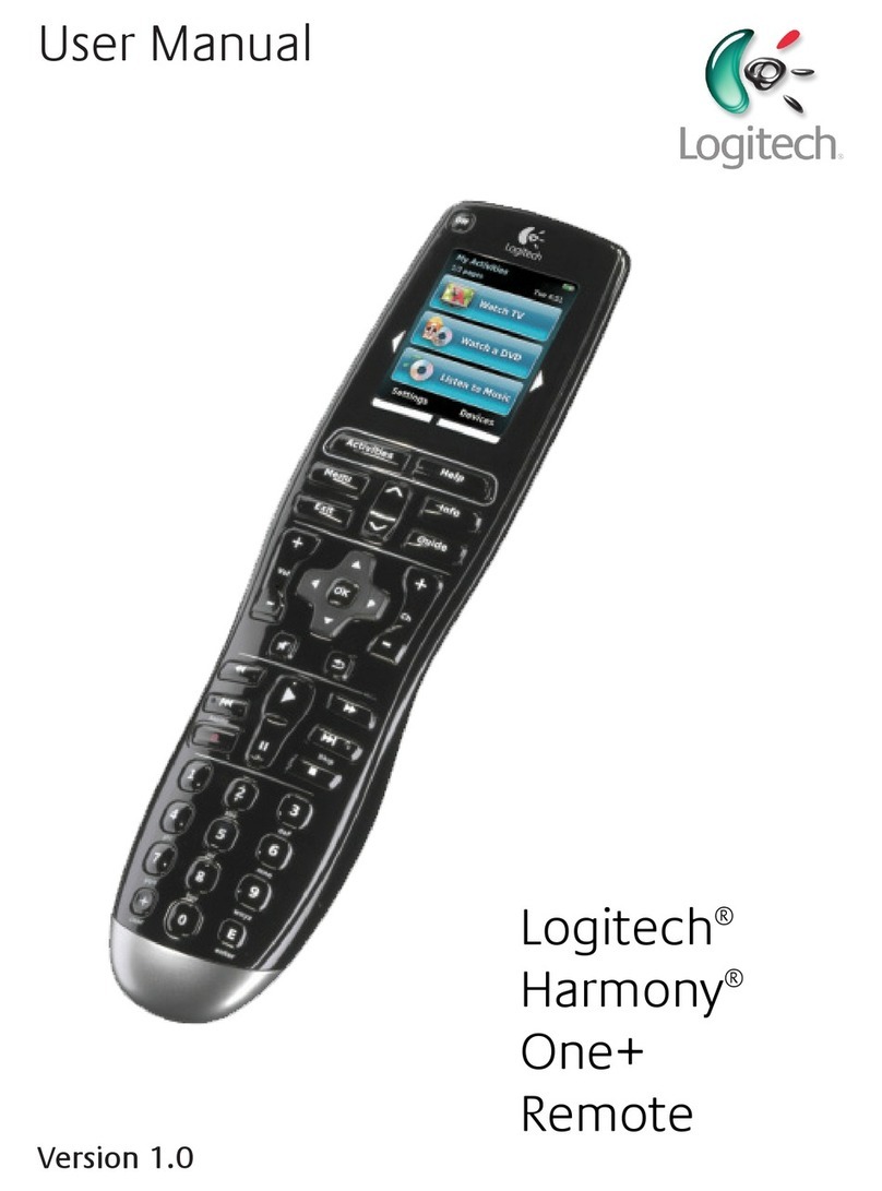 Logitech Harmony One+ User manual