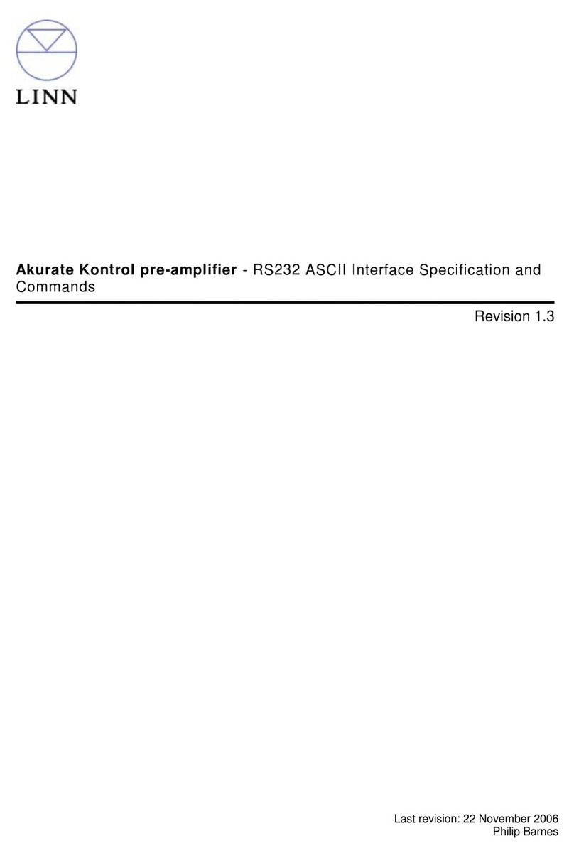 Linn Akurate Kontrol User manual