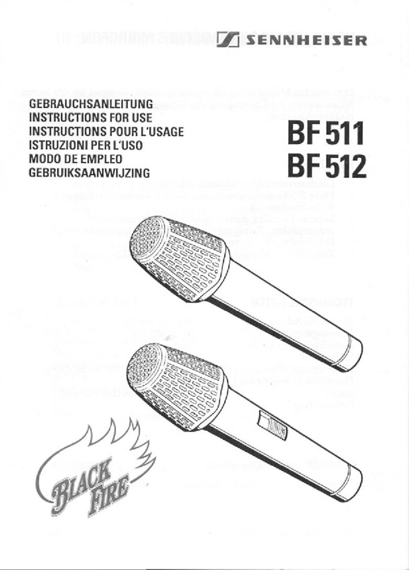 Sennheiser Black Fire BF 511 User manual