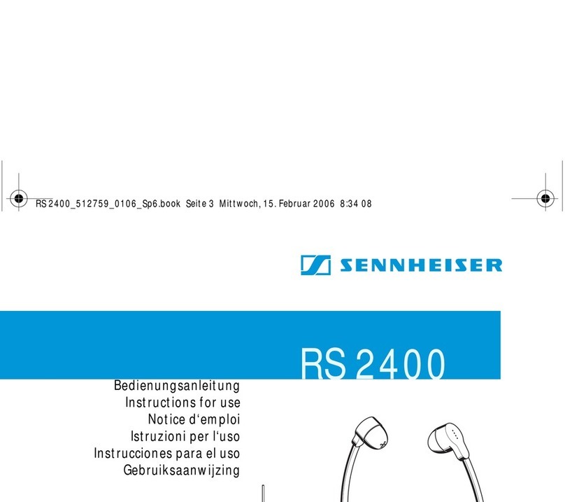 Sennheiser RS 2400 Instructions for use