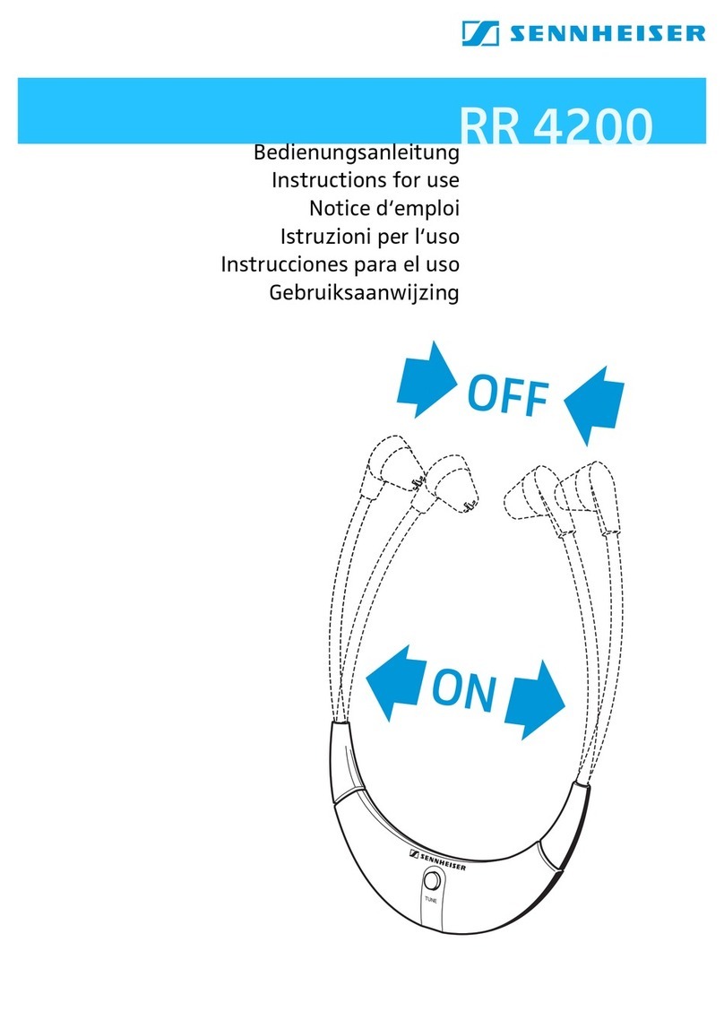 Sennheiser RR4200 Instructions for use