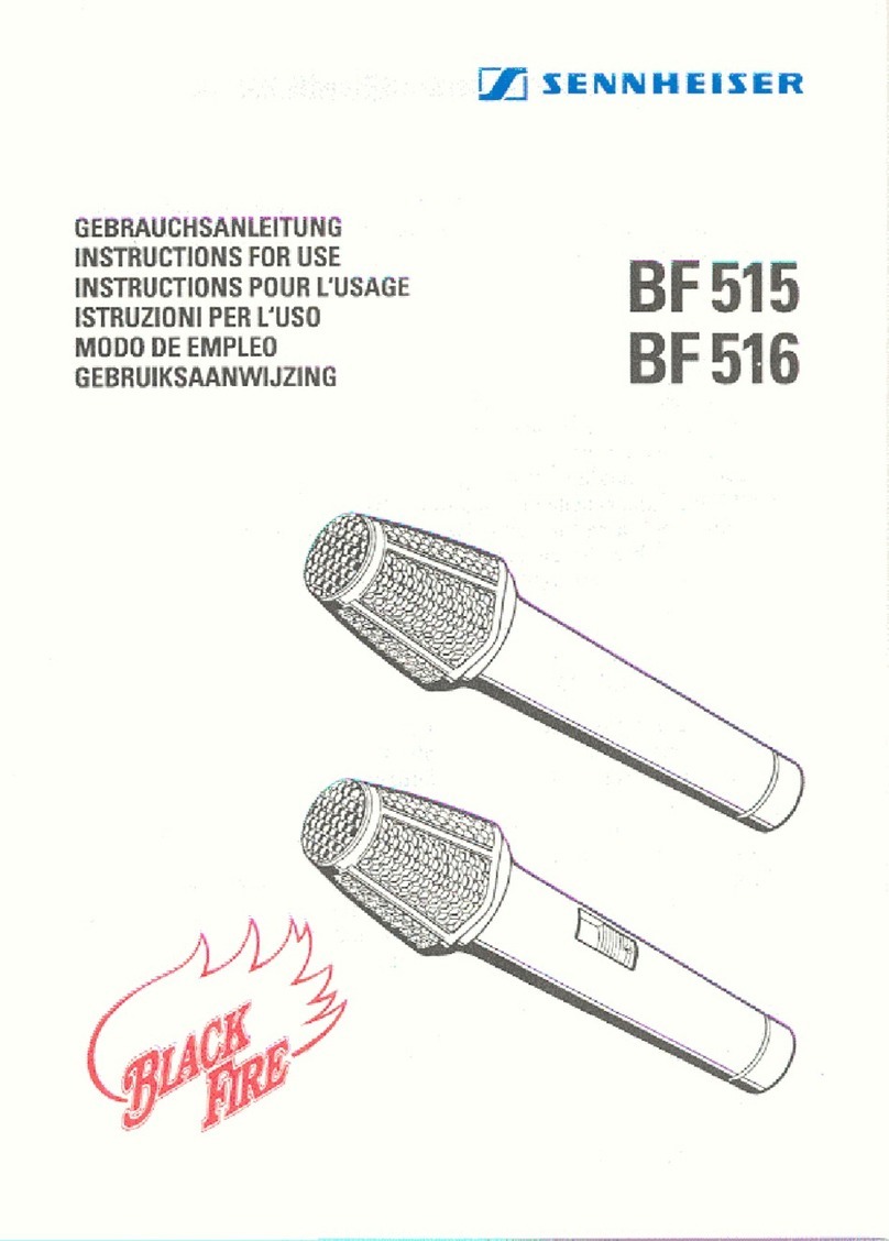 Sennheiser BF 515 User manual